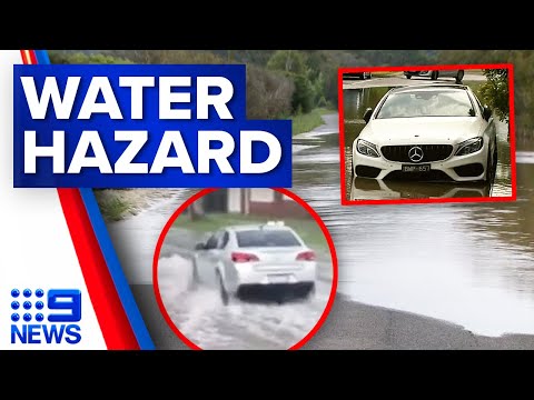 Severe storms bringing flash flooding to several melbourne suburbs | 9 news australia