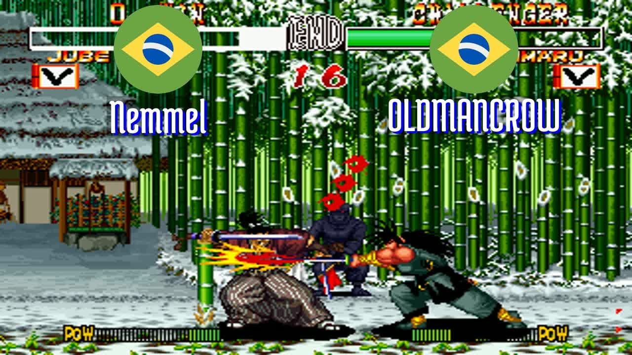 FT5 @samsho2: Nemmel (BR) vs OLDMANCROW (BR) [Samurai Shodown II