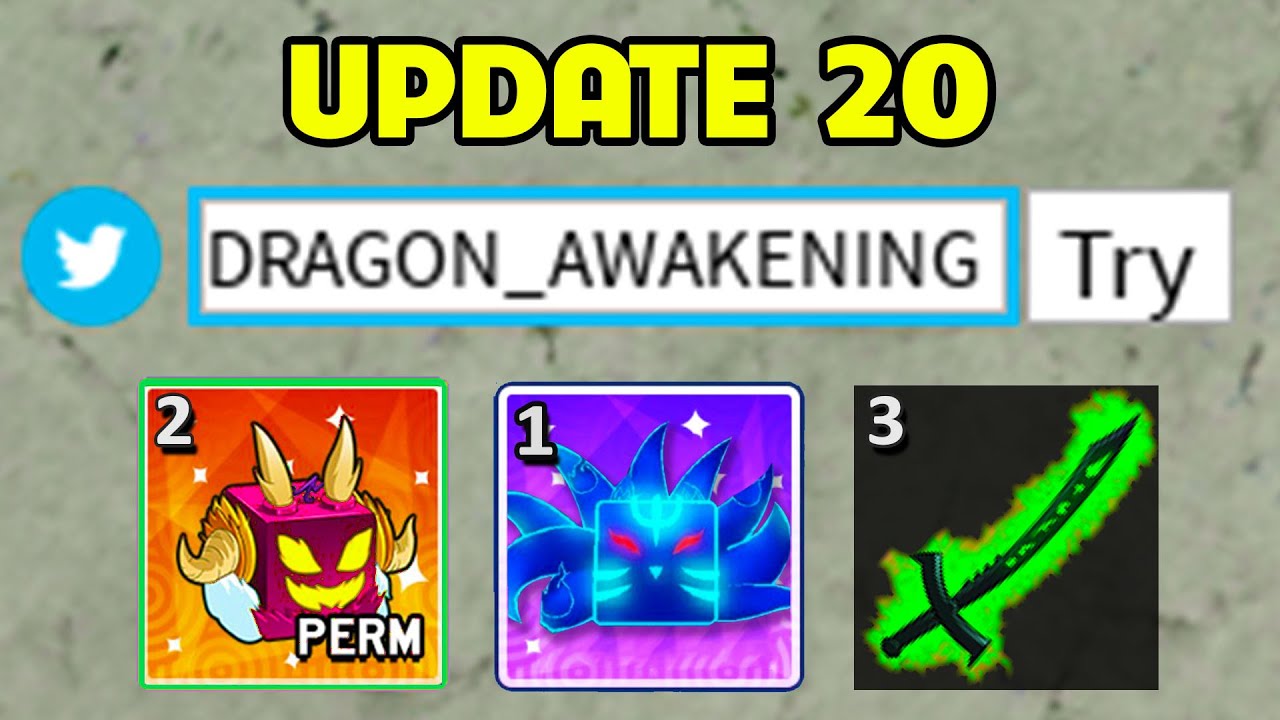 I AWAKENED THE DRAGON FRUIT FOR UPDATE 20! Roblox Blox Fruits