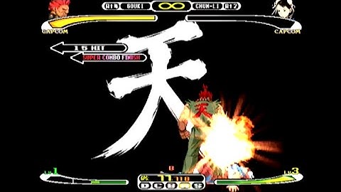 [1/2] Akuma Playthrough - CAPCOM VS. SNK MILLENNIUM FIGHT 2000