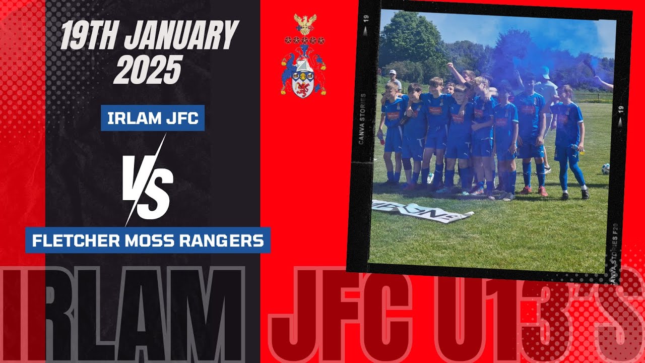 Irlam JFC v Fletcher Moss Rangers 19/1/25