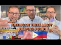 AMERICAN TRIES DINUGUAN, SIZZLING SISIG FIRST TIME!! HALO HALO KITCHEN RESTAURANT TOUR PINOY 😋🌶🍨🇵🇭🇺🇸