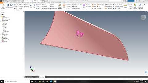Inventor emboss text to curved surface