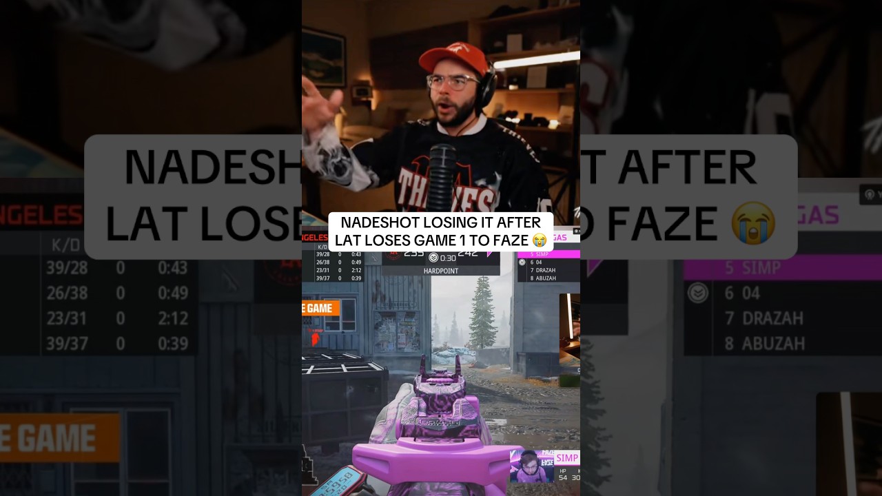 Nadeshot crashing out 