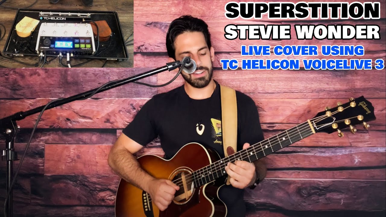 Superstition by Stevie Wonder (live loop cover using TC Helicon Voicelive 3)