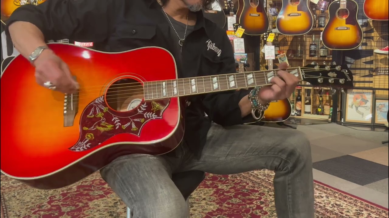 HummingBird ギター Open Box Epiphone Hummingbird Studio Acoustic-Electric