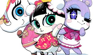 作画しながらあつ森の話を聞く背信③