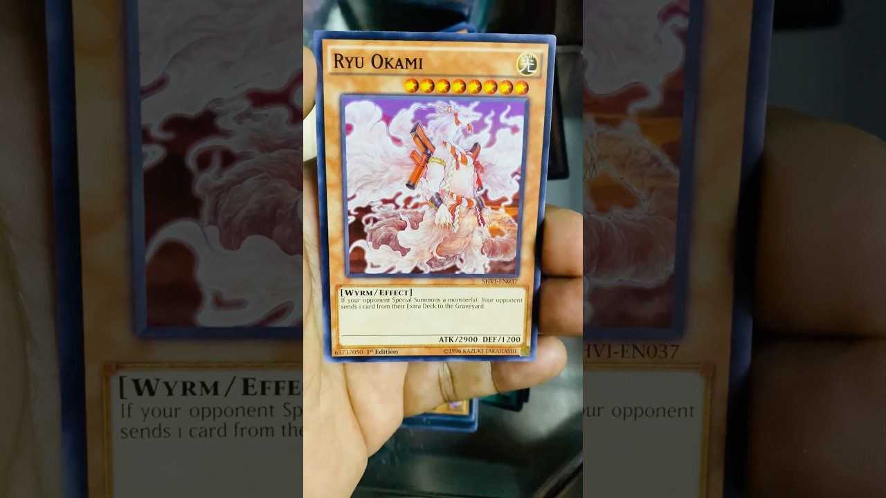 Ryu Okami - SHVI-EN037 -1st Edition Yugioh © 1996 KAZUKI TAKAHASHI