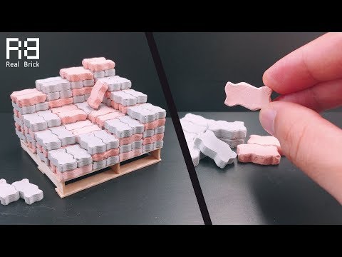 How to Make Miniature sidewalk blocks & wood pallet