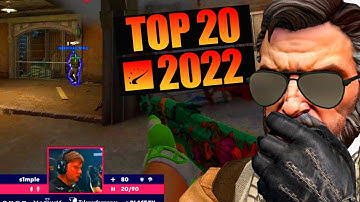 BEST 3 PLAYS FROM EACH HLTV TOP 20 OF 2022 CS:GO PLAYER!