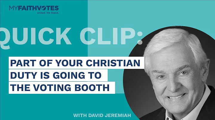 Part of Your Christian Duty is Going To the Voting Booth