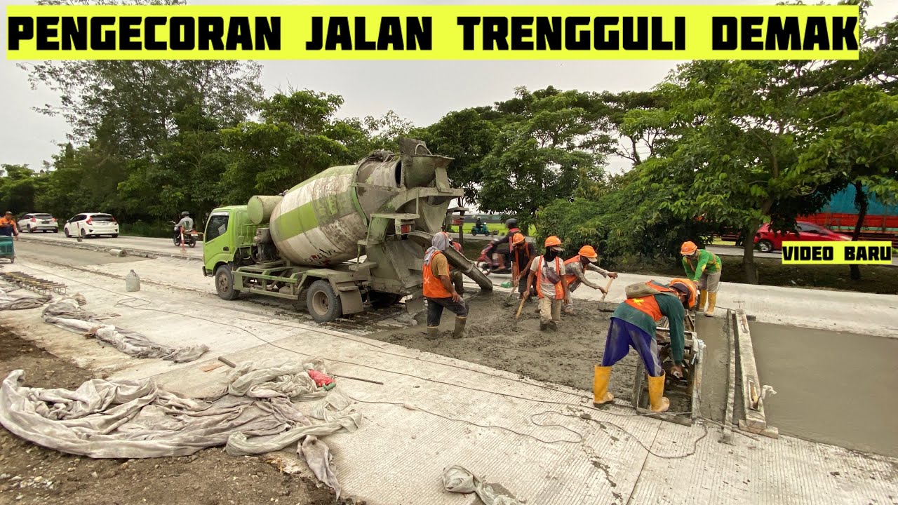 UPDATE TERBARU ! PENGECORAN JALAN PANTURA TRENGGULI DEMAK | HARI JUMAT TANGGAL 27.02.26