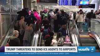 Trump escalates DHS funding standoff with ICE threat