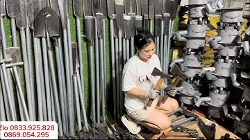 💥💥💥MỚI RÈN XONG:BÚA, RÌU, CUỐC, THUỔNG, DẦM ĐÁNH CÂY THÉP NHÍP Ô TÔ CHUẨN XỊN.lh 0833.925.828