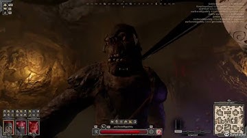 1 minute Cave Troll kill / longsword parry / circle right / naked warlock / Dark And Darker