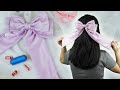Bow with Long Tails ❤️ How to Make a Hair Bow with Tails