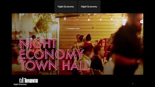 Toronto Night Economy Town Hall 2024