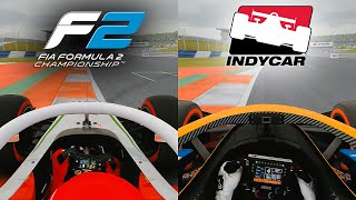 Which is FASTER Formula 2 or Indycar? | Hot Lap Comparison at Austria