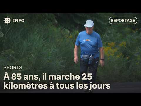 À 85 ans, il parcourt 25 kilomètres à pied chaque jour