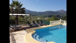 Vakantiehuis Jalon Genieten Ontspannen Zonnen In Jalón Aan De Costa Blanca
