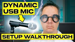 USB Dynamic Mic and Audacity Setup Walkthrough For Beginners with Edward the Sound Guy