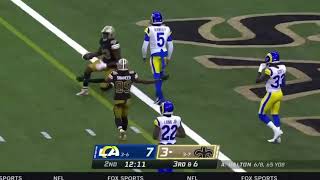 Andy Dalton 8 Yard Touchdown Pass to Juwan Johnson | Rams vs Saints