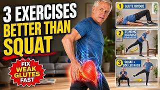 After 60? 3 Exercises Better Than Walking to Fix Weak Glutes Fast