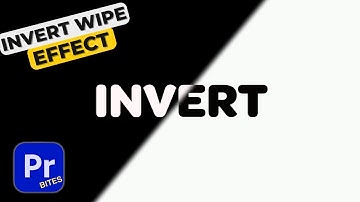 How make an INVERT WIPE EFFECT in Premiere Pro