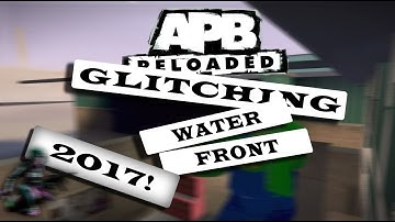 Apb:Reloaded Easy Glitch in Waterfront!