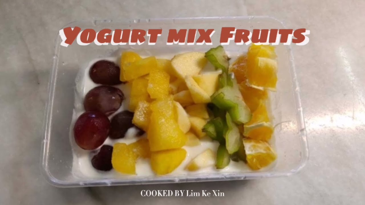 ✨Yogurt mix Fruits