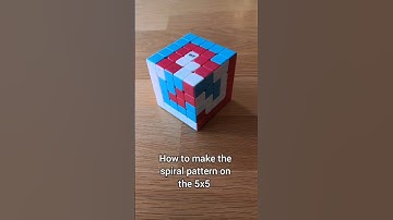 How to make the spiral pattern on the 5x5