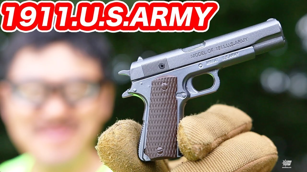 1911 U.S.ARMY ガバメントのライター マック堺 レビュー - YouTube