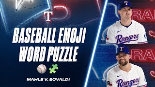 Baseball Emoji Word Puzzle