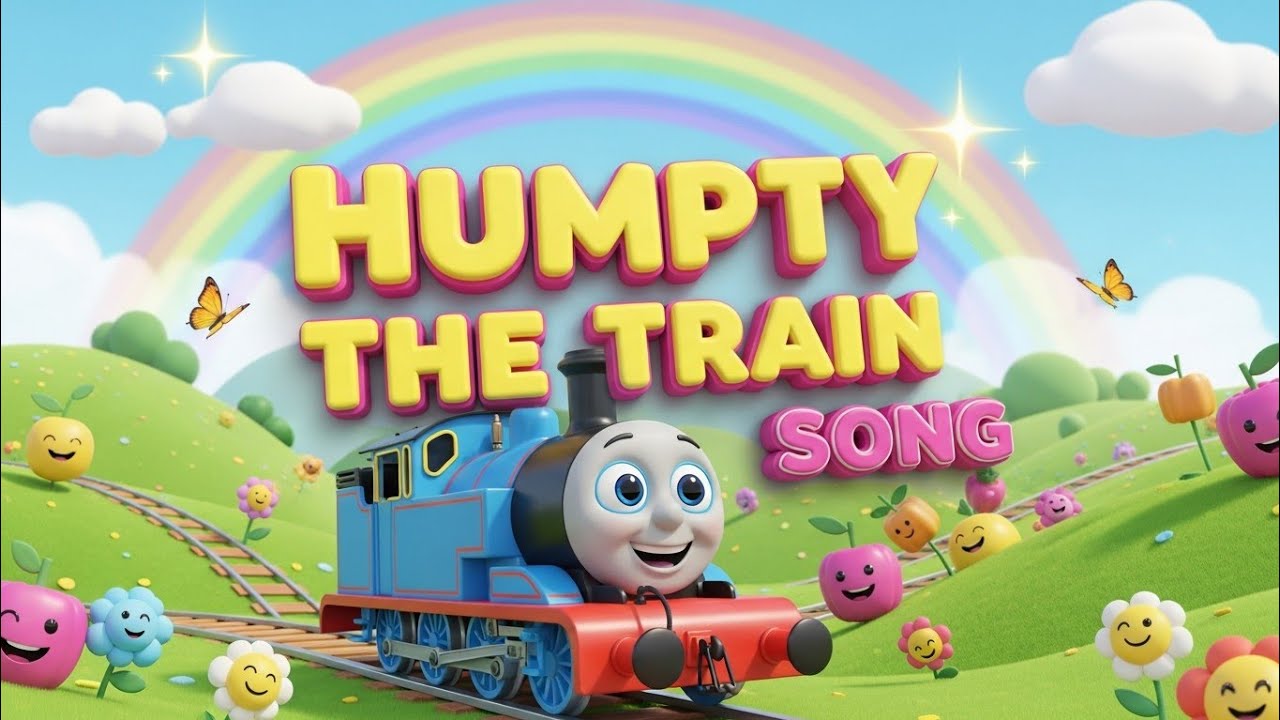 Ride With Humpty! 🎵 Learn Colors & Fruits On The Train”