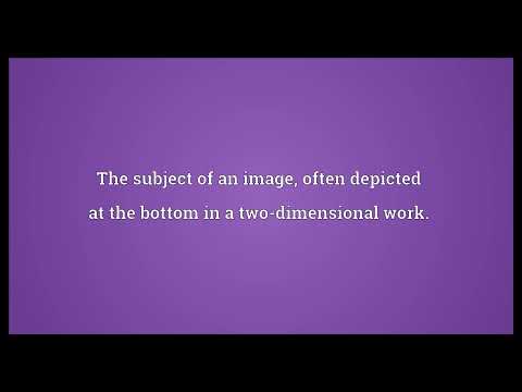 Foreground Meaning