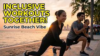 Sunrise Walks & Inclusive Workouts: Beach Town Vibe!