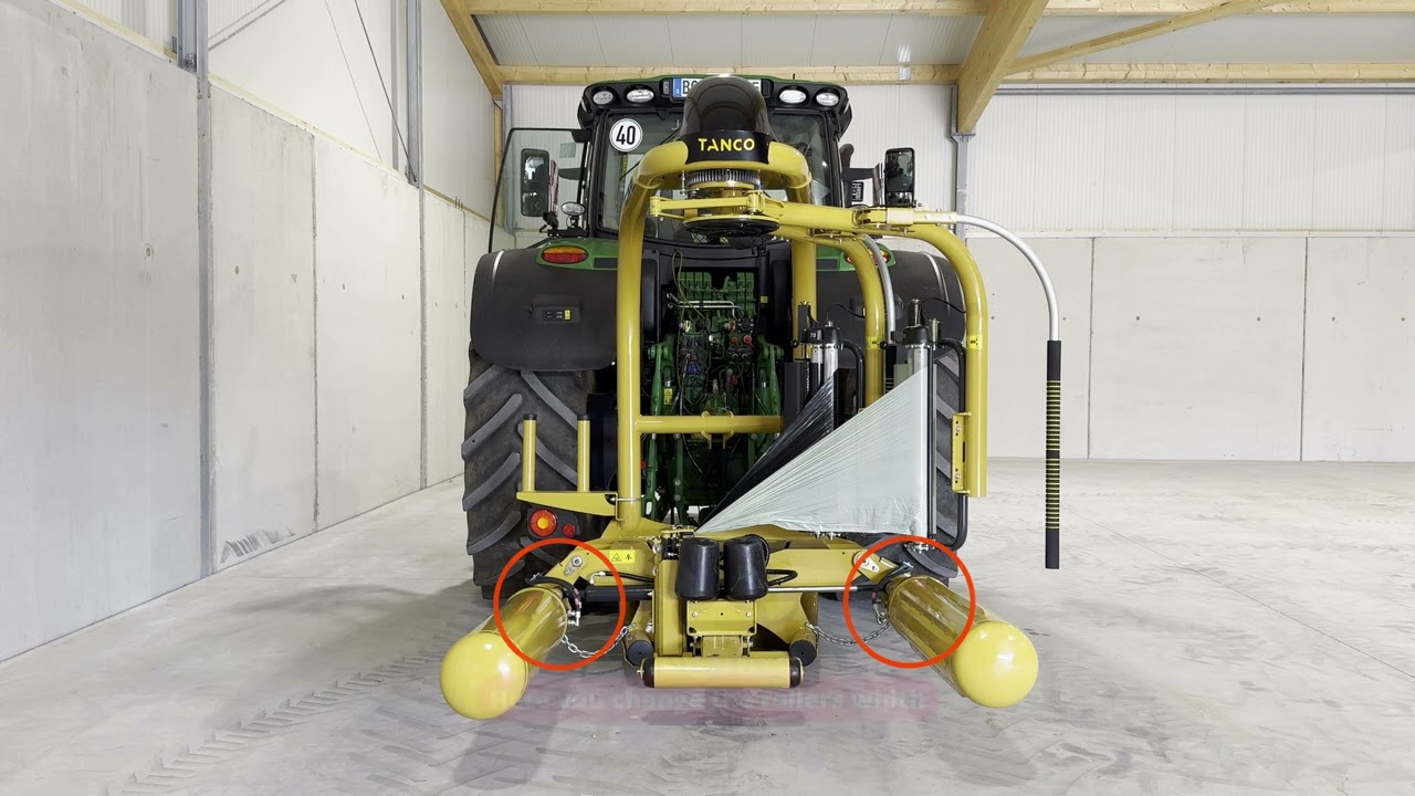 How to Set the Load Arms Width for Your Bale Size | TANCO S200 S Series Tutorial