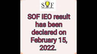 SOF Olympiad 2021-22 IEO Result