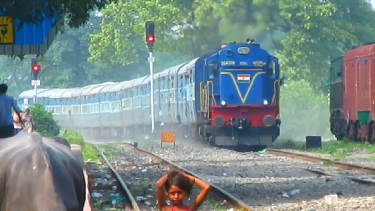 Mithilanchal Express Furiously Raising Dust