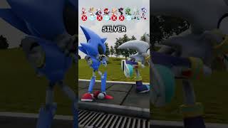 Sonic, Amy, Tails, Rouge, Knuckles, Cream, Shadow, Jet And Silver Vs Metal Sonic