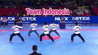 Freestyle Poomsae Taekwondo Team, Sea Games Philippines 2019, Indonesia Team
