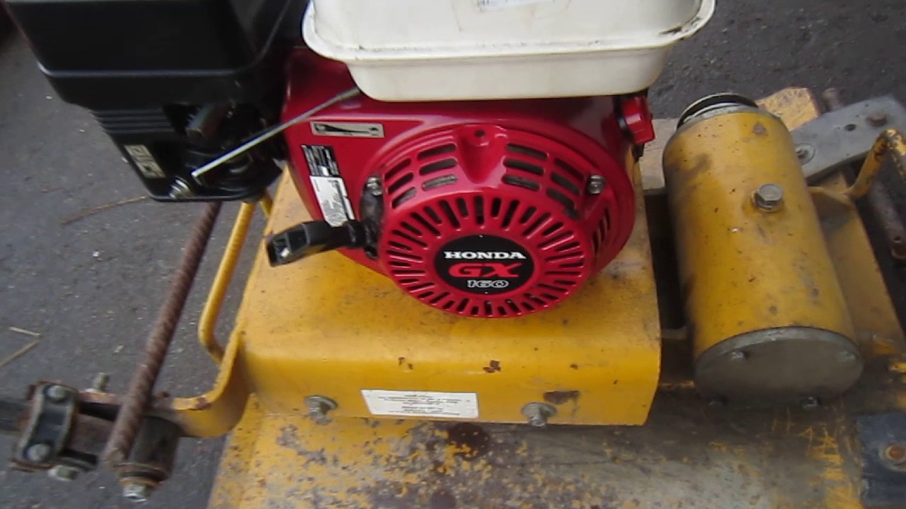 Ремонт виброплиты - YouTube