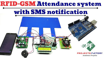 RFID GSM Attendance system With SMS Notification