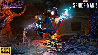 Miles vs Black Suit Peter with Across The SpiderVerse Suit  Marvel's SpiderMan 2 (4K 60FPS)