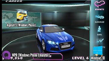 Asphalt 5 (WPR Emulator) Windows Phone On PC