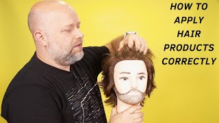 How to Apply Hair Product Correctly - TheSalonGuy