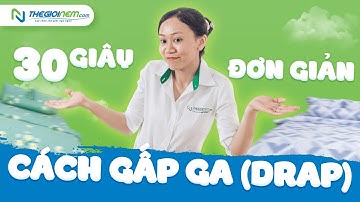 Cách gấp ga trải giường (drap) đơn giản trong vòng 30 giây | Thegioinem.com