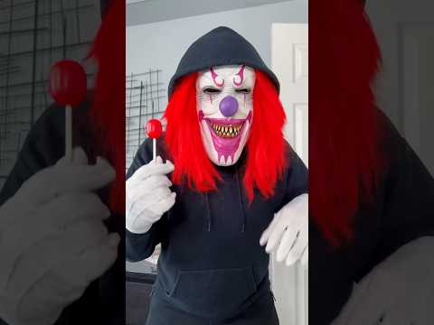 Clown makes lollipop dirty for prank 🍭🤡 #shorts