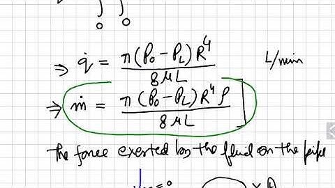 Lect 13: Pipe flow, introduction to Hagen Poiseuille equation