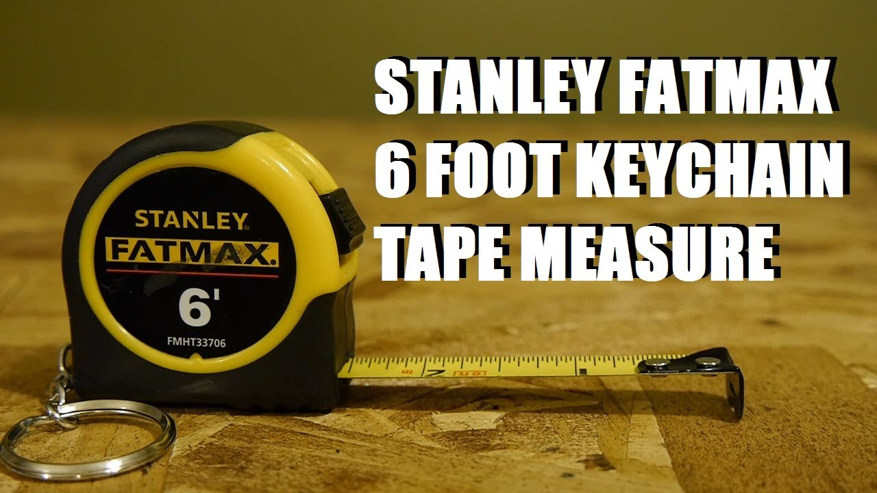 Stanley Fat Max FMHT33706W 1/2 X 6' Fatmax Keychain Tape Measure, 3 Pack